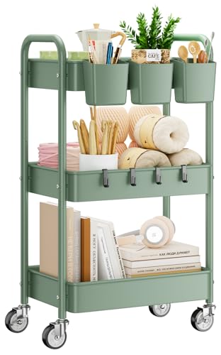 YASONIC 3-Tier Rolling Cart