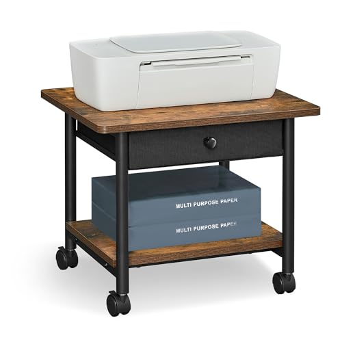 VASAGLE Heavy-Duty Printer Stand (UOPS004B01)