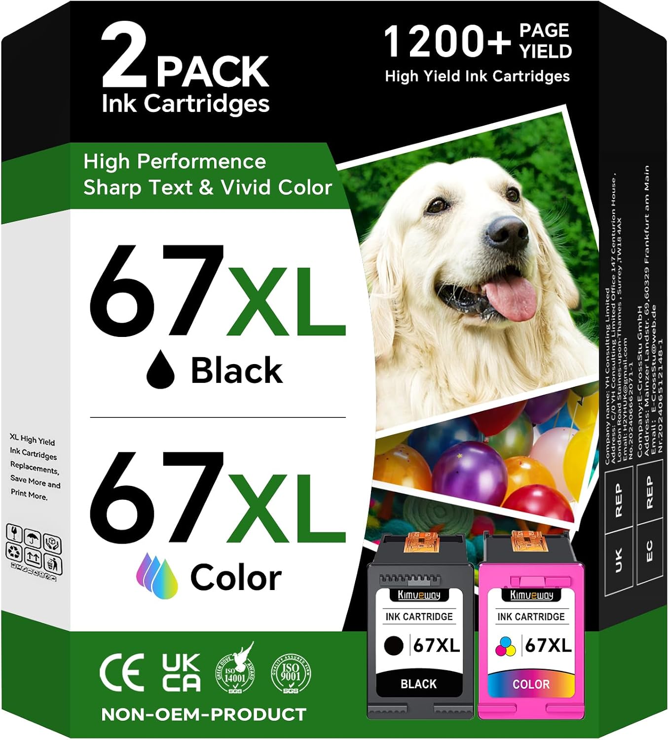 Kimveway 67XL (Black & Tri-color)