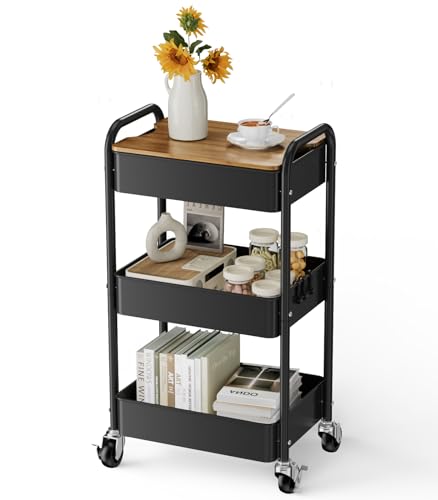 johgee 3-Tier Metal Cart