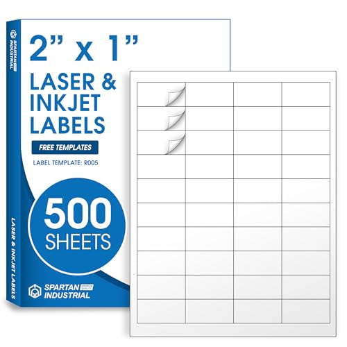 SPARTAN INDUSTRIAL 2" x 1" Labels