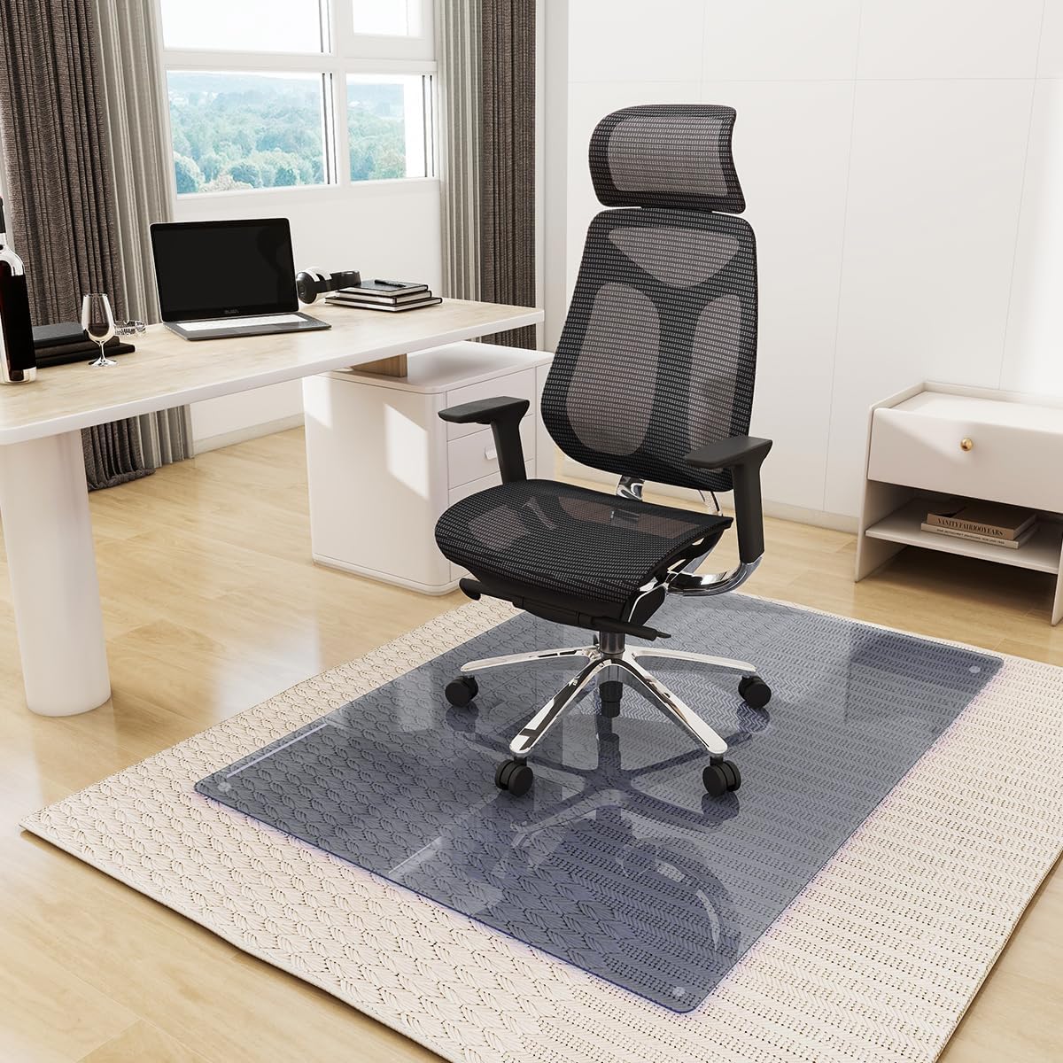 Koonmi Tempered Glass Mat (Grey)