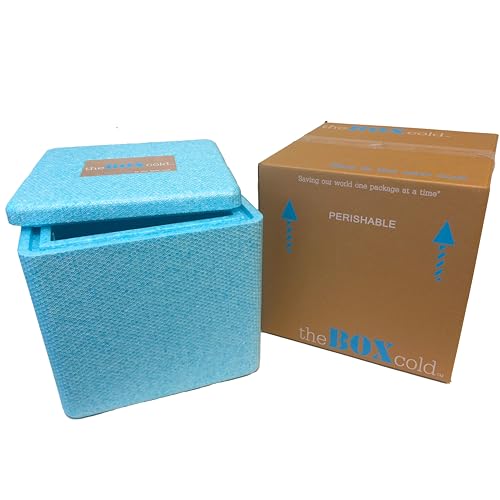 Insulated Cold Shipping Box with Foam Cooler, Reusable, Recyclable, and Multi-Purpose, EPE USA theBOXcold