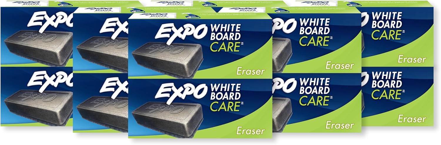 EXPO Soft Pile Dry Block Eraser (Pack of 12)