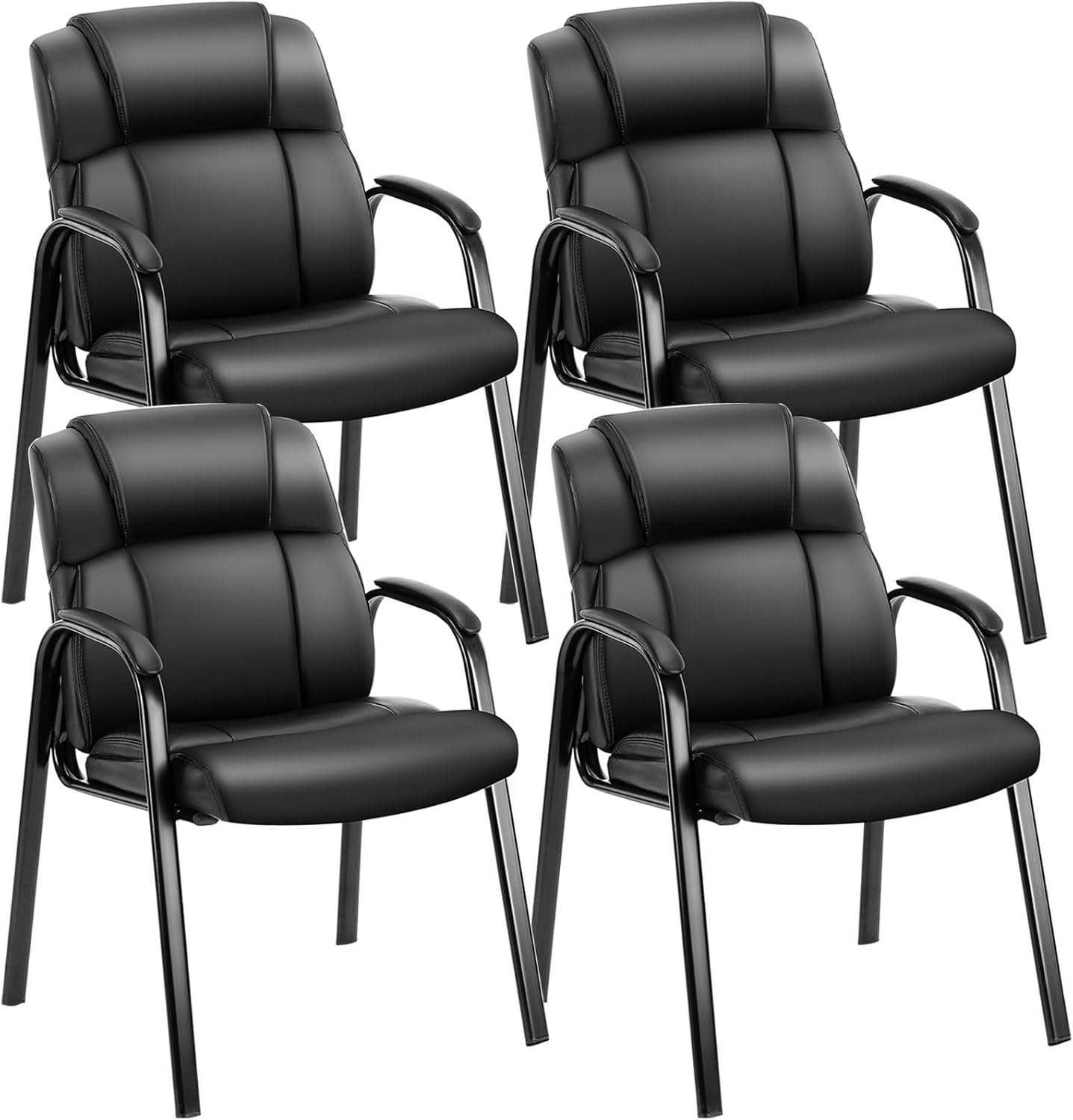 OLIXIS Waiting Room Reception Chairs Set of 4