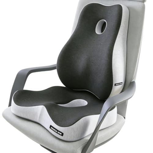 Coccyx Seat Cushion, Sciatica Pain Relief Tailbone Cushion for Office Chair, Car Seat, and Home Seat, Office Chair Cushions for Back and Butt