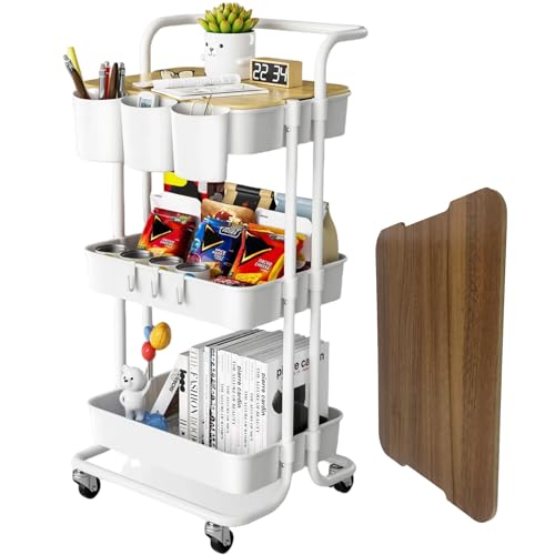 NRSUEN 3-Tier Rolling Cart