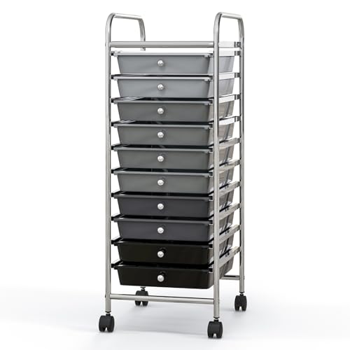 Giantex 10-Drawer Storage Cart