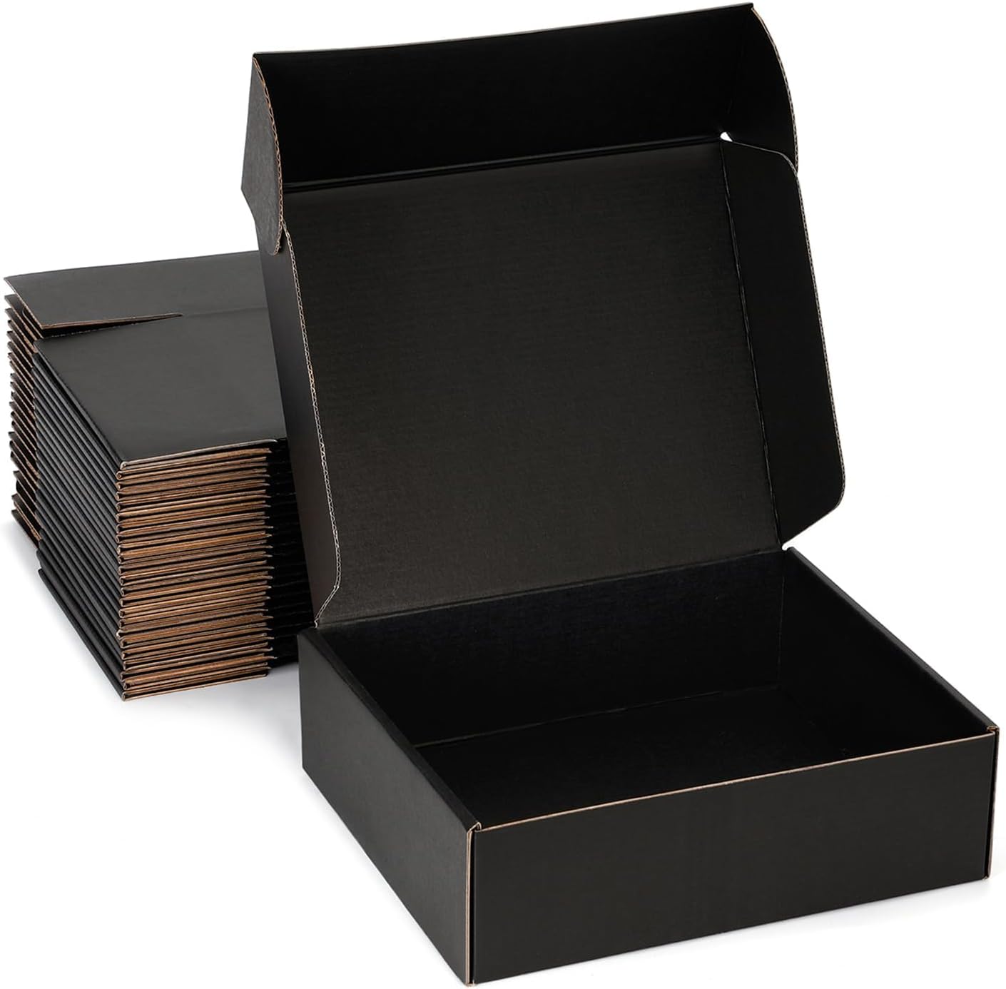 DUZCLI 10x8x3 Black Boxes