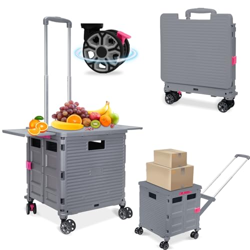 FELICON SELORSS Folding Utility Cart (Gray)