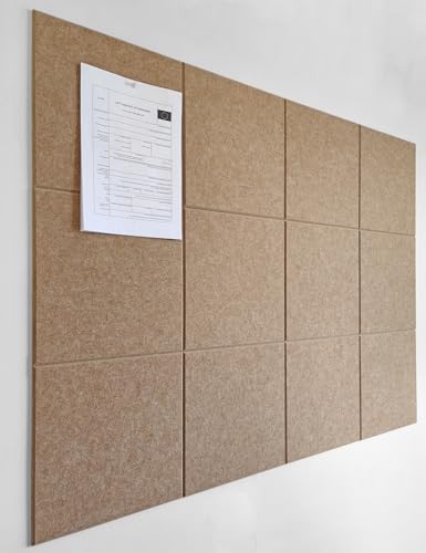 DECORITA Felt Wall Tiles (12-pack) | Suntan