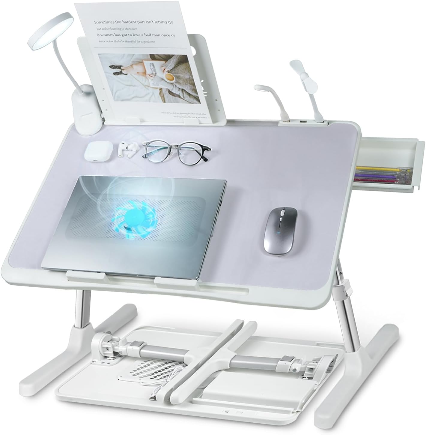 IXTRA Laptop Lap Desk (Fan + Lamp)