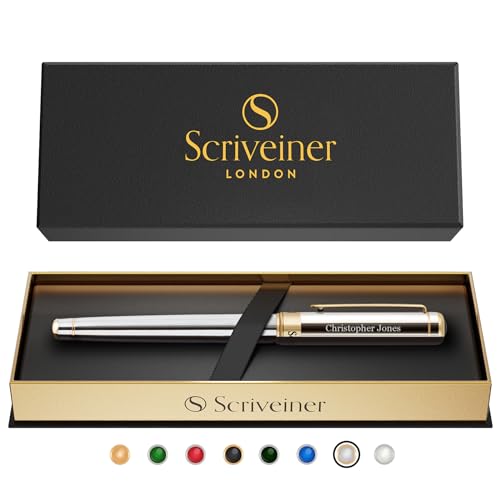 Scriveiner Silver Chrome (Personalized)