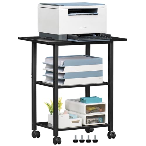 Lerliuo 3-Tier Printer Stand (Black)