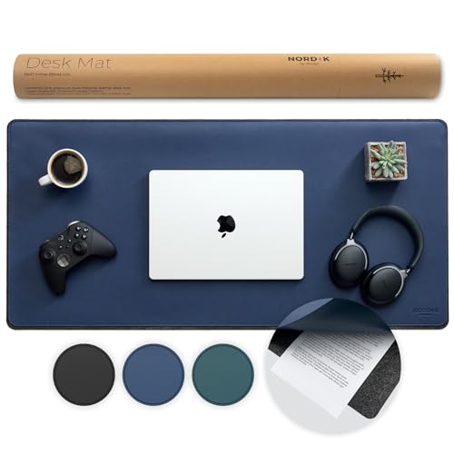 Nordik Felt and Leather Desk Mat