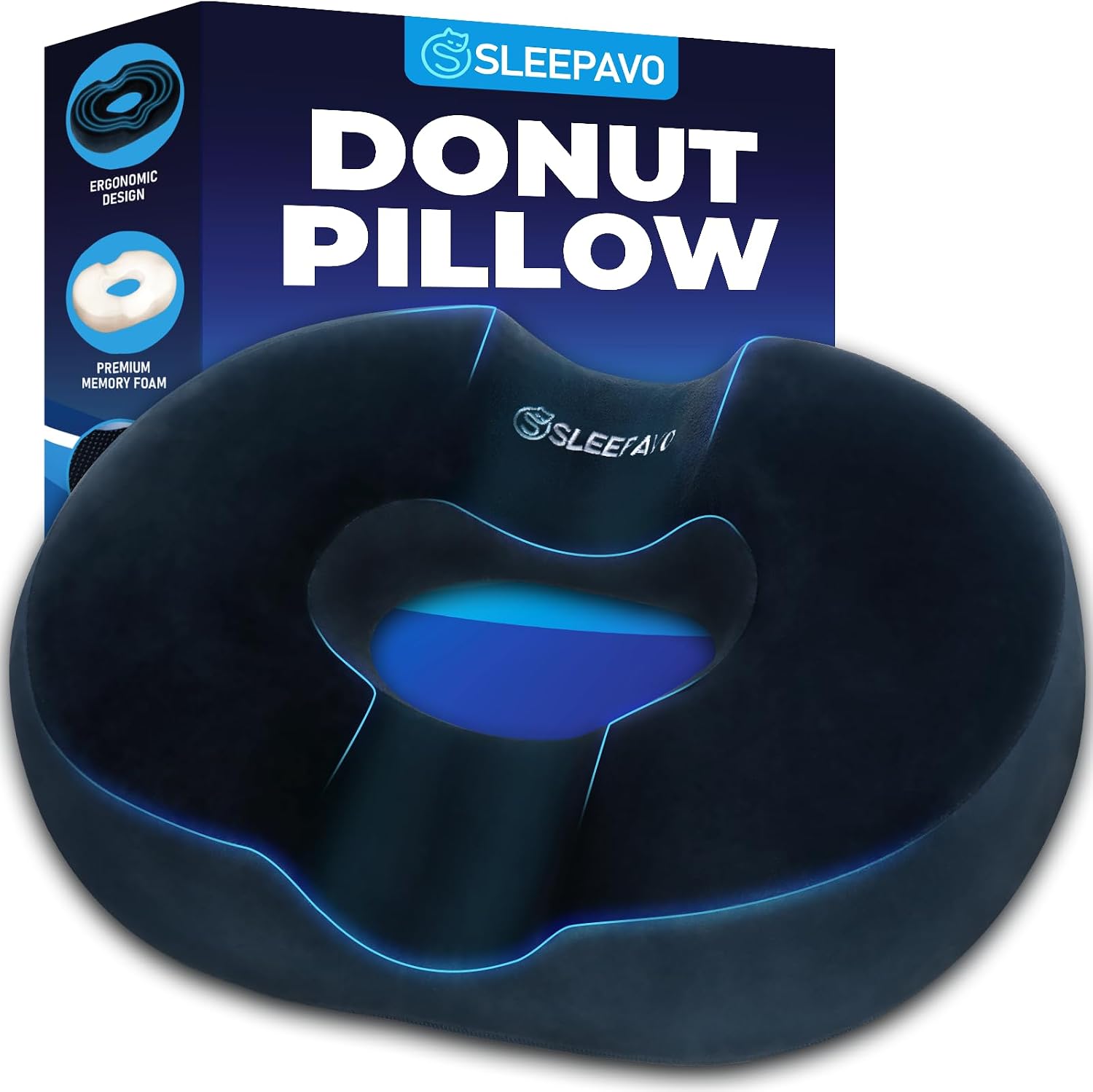 Sleepavo Butt Donut Pillow
