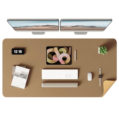 YSAGi Double-Sided Cork & Leather Mat