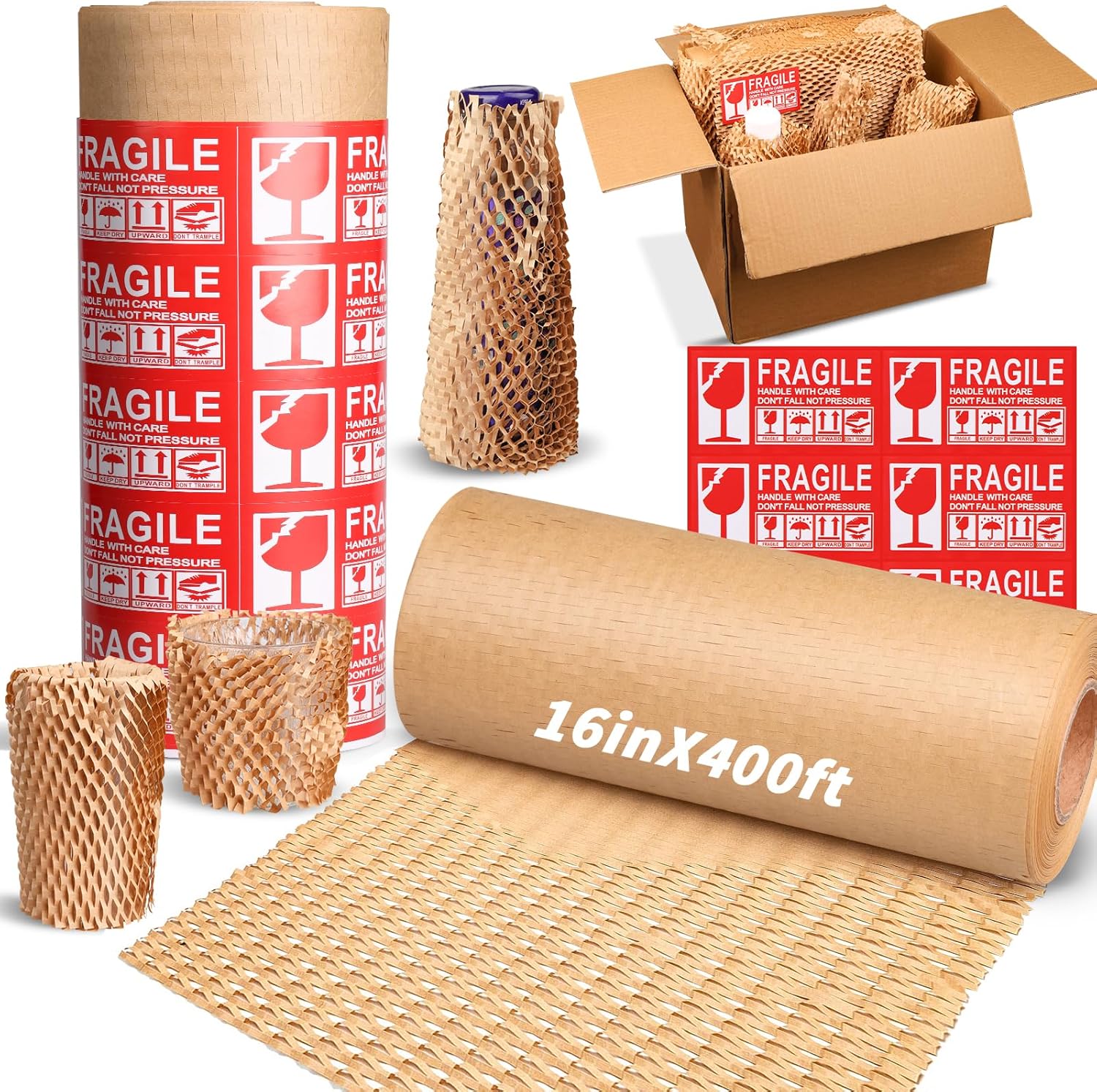 Oleitodh Honeycomb Packing Paper