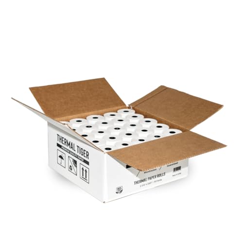 THERMAL TIGER 2 1/4 x 230 Thermal Paper Rolls (50 Rolls/Box)