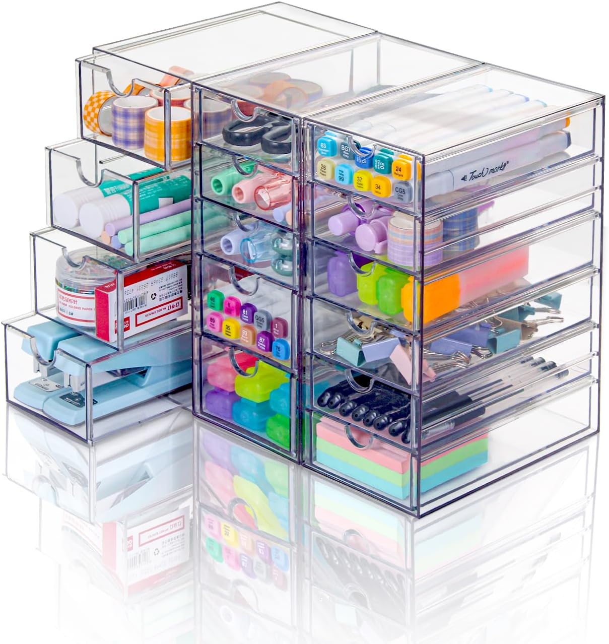VZKAH 15-Drawer Acrylic Unit
