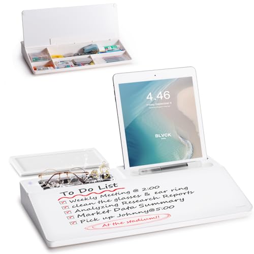 TSJ OFFICE Small Glass Desktop Whiteboard
