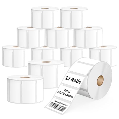 Tacnology 2-1/4" x 1-1/4" Direct Thermal Labels