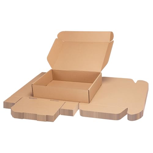 PHAREGE 13x10x3 inch Shipping Boxes Bulk 25 Pack