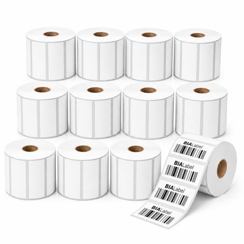 12 Rolls 2" X 1" Thermal Labels