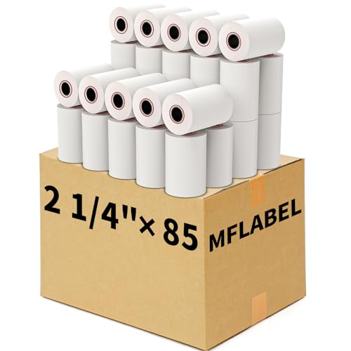 MFLABEL 800 Rolls 2 1/4" x 85' Thermal Paper Cash Register POS Receipt Paper