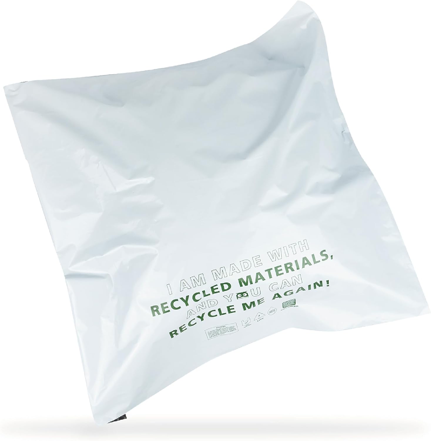 Owlpack Eco Friendly 2 MIL White Recycled Mailers (24" x 24", pack of 50)