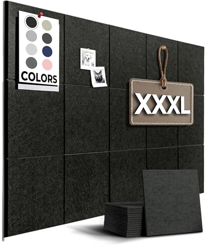 WallHero Large Felt Tile Set (59x36)