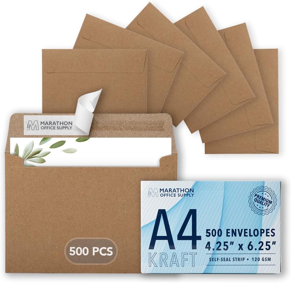 MOS A4 Kraft Envelopes
