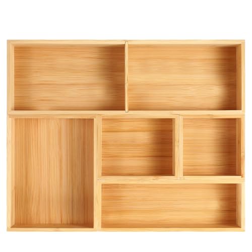 Fabsome Bamboo Drawer Organizer