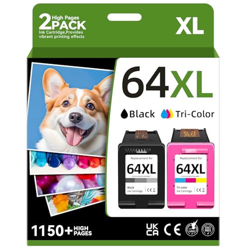 64XL Ink Cartridge Compatible for HP 64 ComboPack