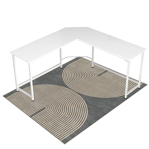 Lreedy 48" x 60" Geo Grey