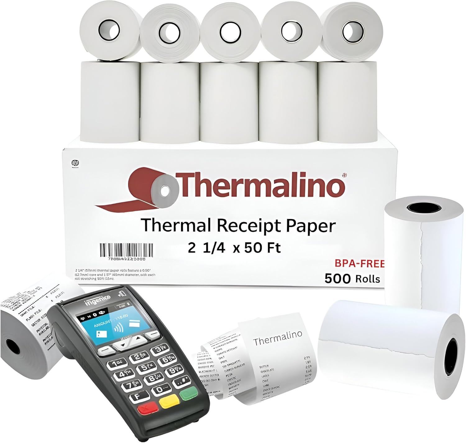Bulk 500 roll Pack - Thermalino
