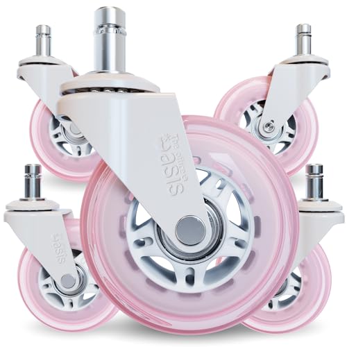 The Office Oasis Roller Style Wheels (Pink)