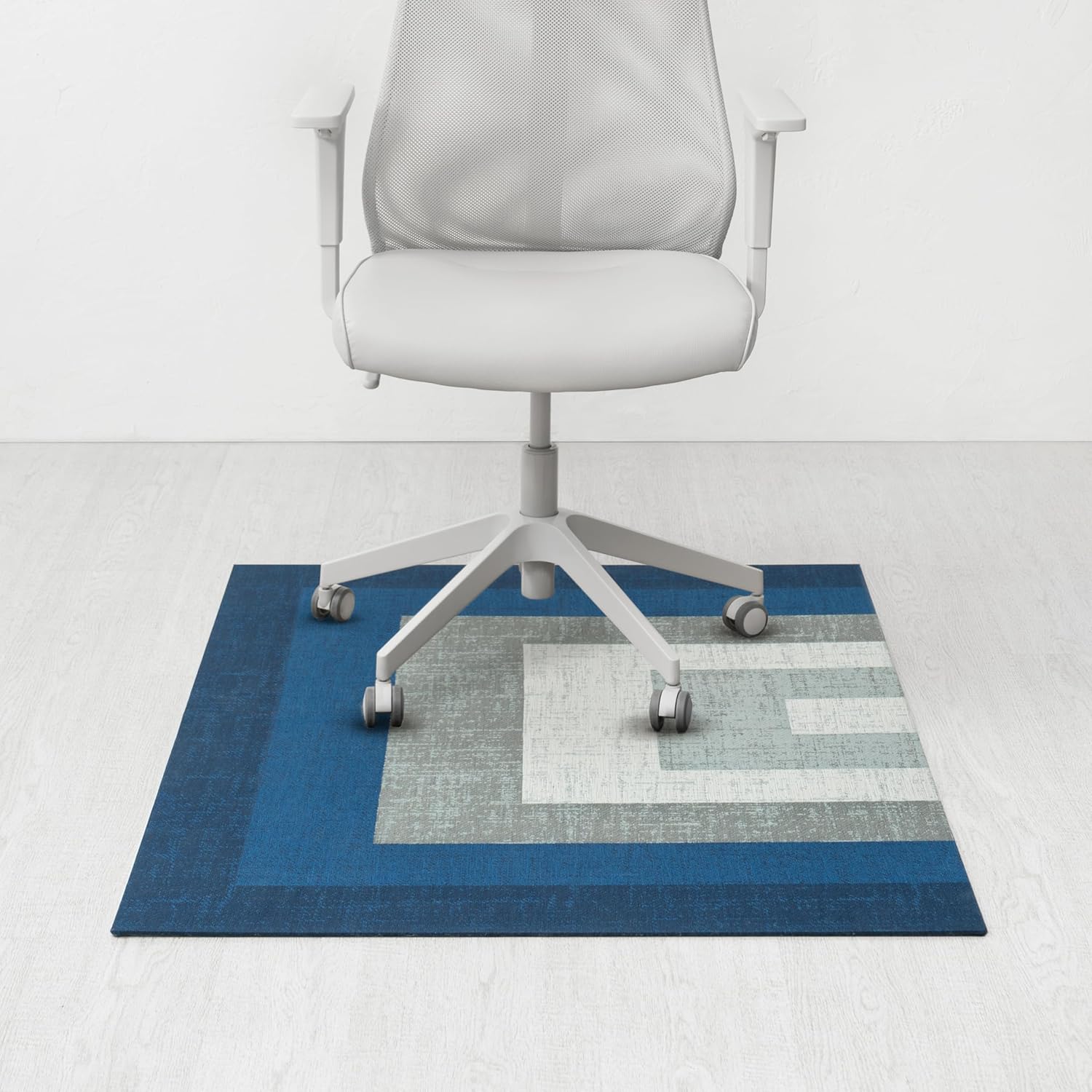Anji Mountain Rug'd Office Chair Mat for Carpet & Hardwood Floor - Jacquard Woven Top, Anti-Slip Backing, Low Pile, Floor Protector Desk Chair Mat, Office Rugs for Rolling Chairs (36 x 48)