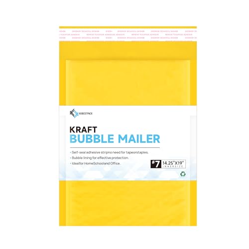 Kkbestpack 14.25x20 Inch Kraft Bubble Mailers #7