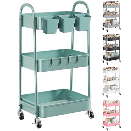 Recximi 3-Tier Rolling Cart