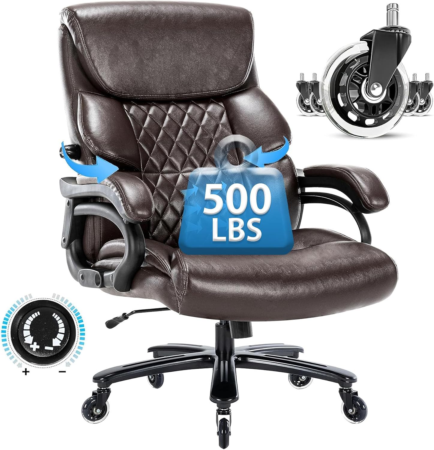 HESL 500 LBS Big and Tall Chair