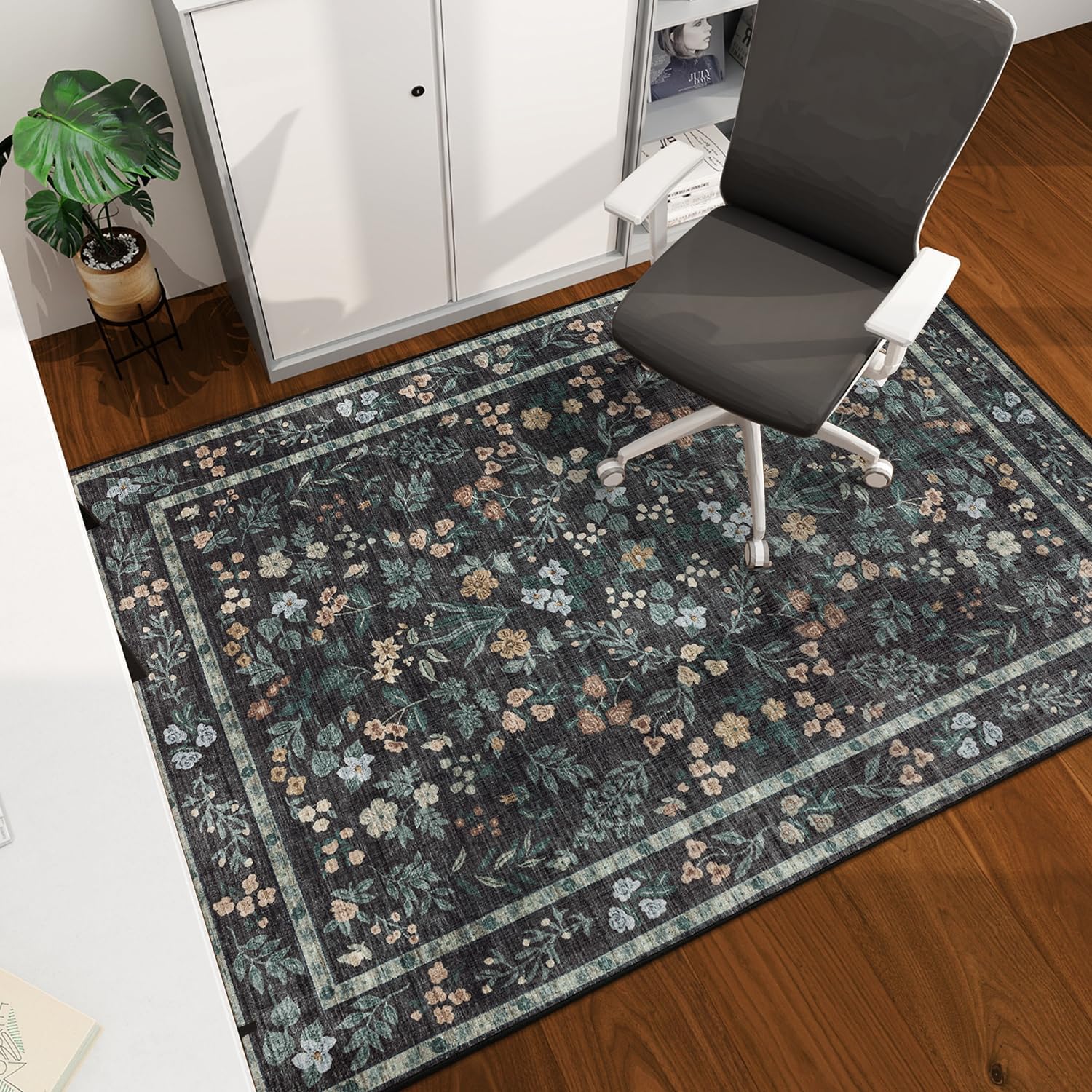 chakme Office Chair Mat (Floral)