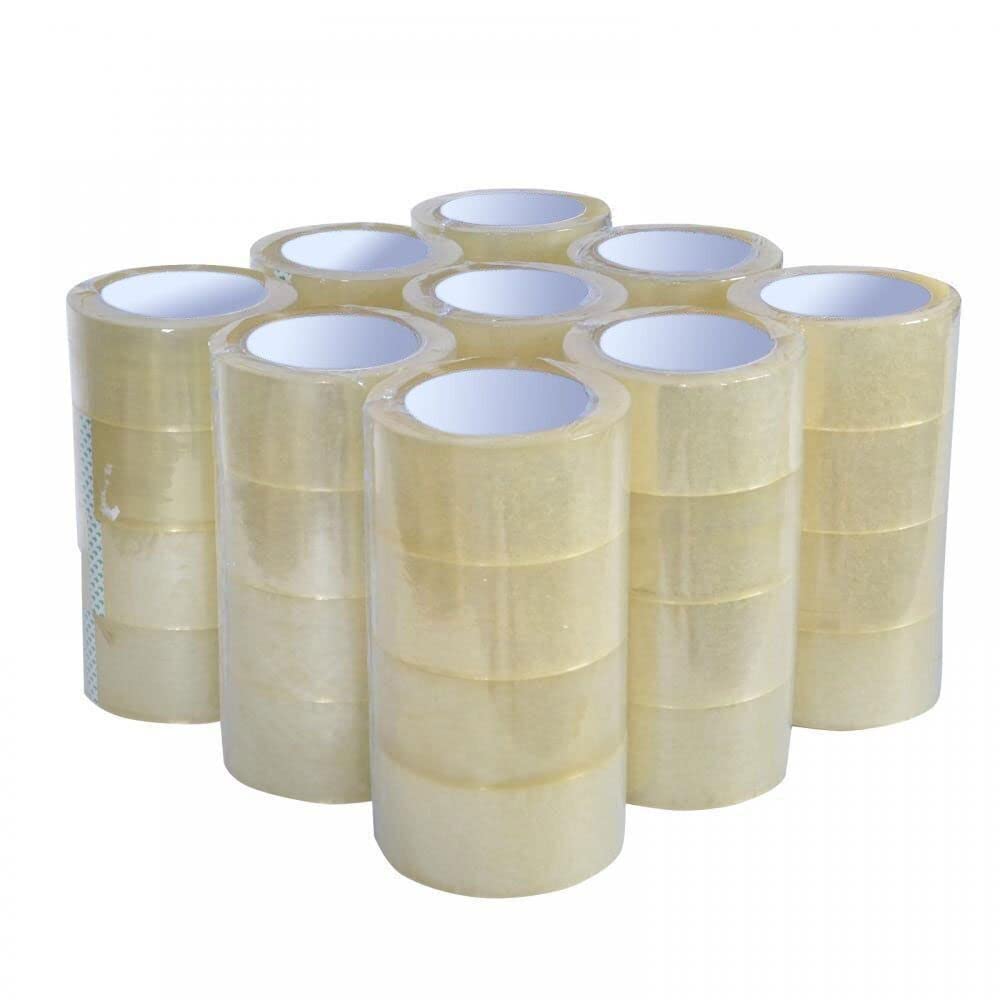 Clear Packing Tape, Heavy Duty Packaging Tape 1.88 inch x 55 Yards Refill Roll for Shipping Mailing Moving [Ultra Strong - Super Thick] (36 Rolls / 1,980 Total Yards)