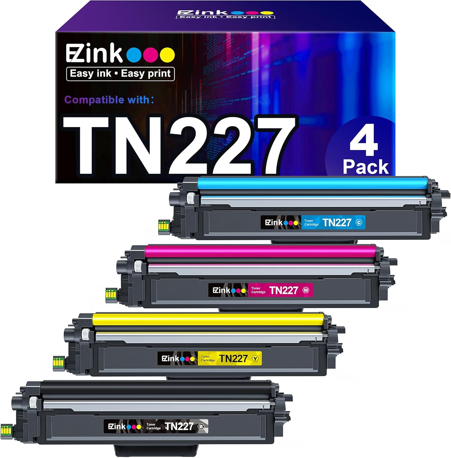 E-Z Ink TN227 (4-Pack)