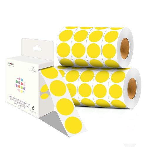 PARLAIM 1" Color-Code Dot Stickers