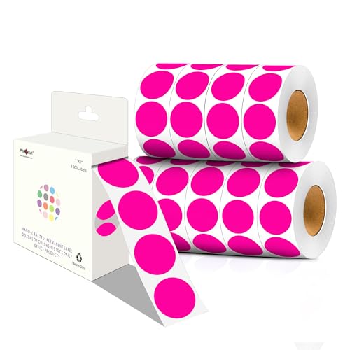 PARLAIM 1" Color-Code Dot Stickers