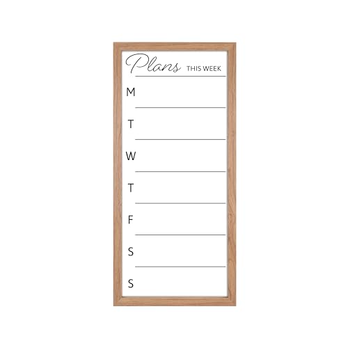 MCS Dry Erase Weekly Planner (Walnut)