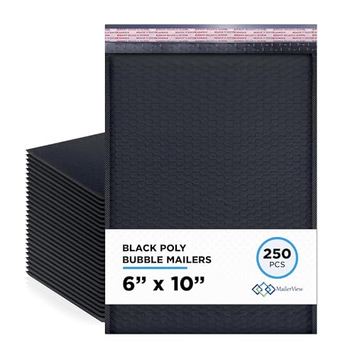 MAILERVIEW Black 6x10 (250ct)