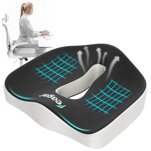 Feagar X Large Memory Foam Seat Cushion