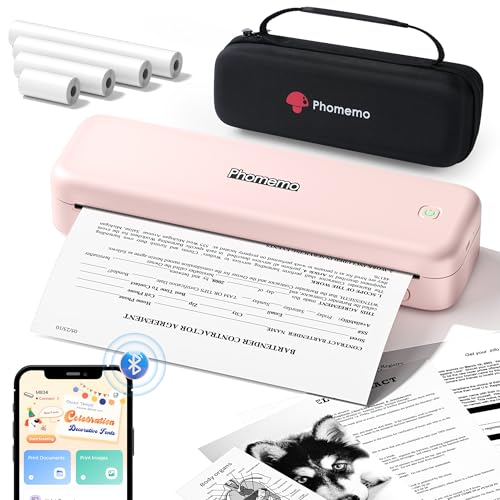 Phomemo M834 Portable Printer (Pink)